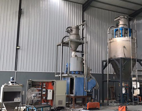 Spolverizzi il sistema d'alimentazione centrale con il dosaggio dell'attrezzatura mescolantesi