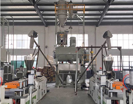Miscelatore di plastica del PVC dell'impastatrice con il vuoto che trasporta dosando sistema