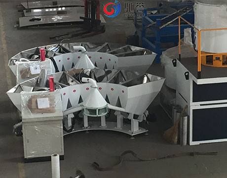 Macchina di dosaggio d'ammucchiamento automatica degli additivi per l'espulsore SPC del tubo del PVC che pavimenta la linea di produzione