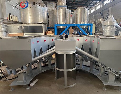 Sistema di dosaggio di pesatura automatico degli additivi chimici per l'impastatrice della polvere